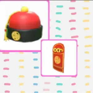 Mandarins Hat/Envelope