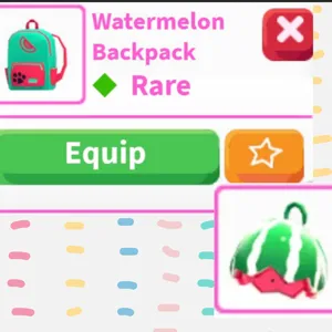 Watermelon Backpack &Hat