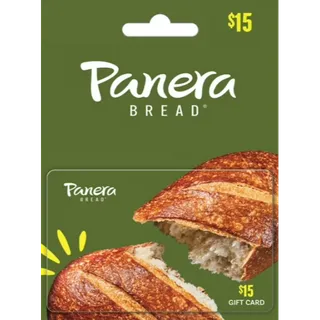 Panera Bread $15.00 USD 