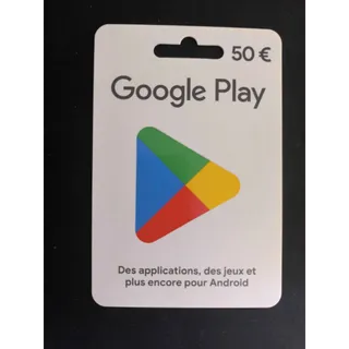 €50.00 EUR Google Play