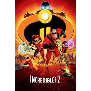 Incredibles 2 - HD/HDX MA full-code from Multi-screen Edition Blu-ray 