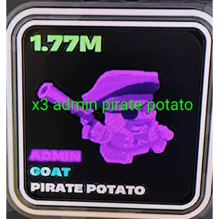 X3 admin pirate potatos