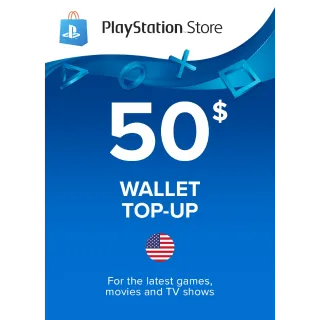 $50 PlayStation Store US