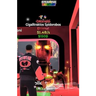 Fortnite Steal the Brainrot Gigalitraktos Spidorobos Eternal | 1.4B/s