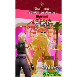 Fortnite Steal the Brainrot Summer Sunculus Ferris