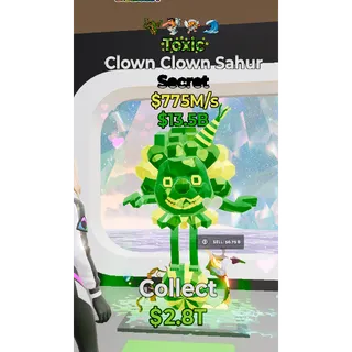 Fortnite Steal the Brainrot Toxic Clown Clown Sahur