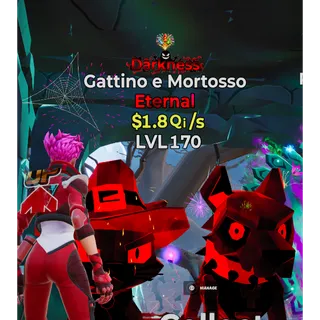 Fortnite Steal the Brainrot Darkness Gattino e Mortosso 