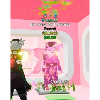 Fortnite Steal the Brainrot Magical Bau Wang Wolf Monarca - 506M/s