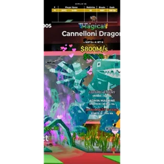 Fortnite Steal the Brainrot Magical Cannelloni Dragoni