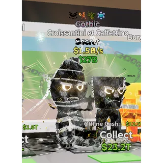 Fortnite Steal the Brainrot Croissantini et Caffettino