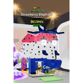Fortnite Steal the Brainrot Football Strawberry Elephant $615M/s