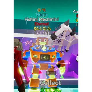Fortnite Steal the Brainrot Neon Fishini Mechinini (2 Traits)