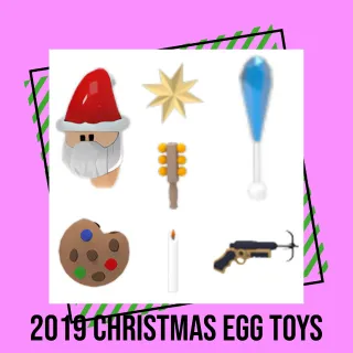 ALL 7 TOYS FROM CHRISTMAS EGG 2019