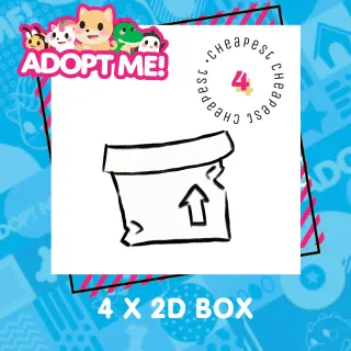 4 X 2D BOX  - CHEAPEST!