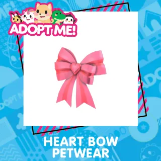 Heart Bow Petwear