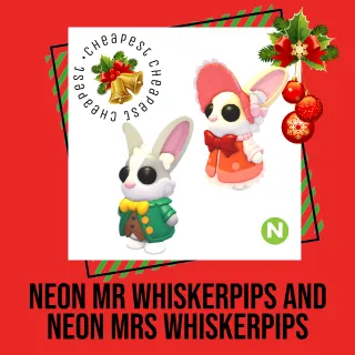 Neon Mr & Mrs Whiskerpips Bundle