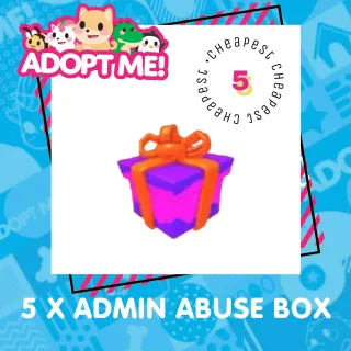Admin Abuse Box x 5 Bundle