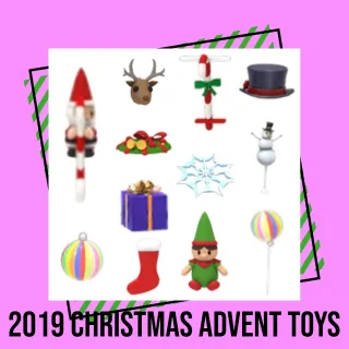 ALL 12 ADOPT ME 2019 ADVENT TOYS