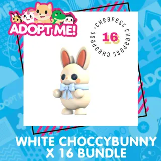 White Choccybunny  x 16 Bundle