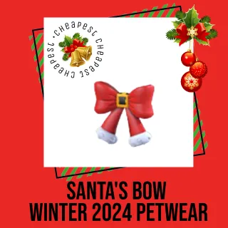 Santa's Bow Petwear