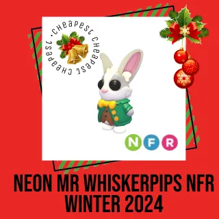 Neon Mr Whiskerpips NFR