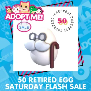 50 Retired Eggs - SATURDAY FLASH SALE!