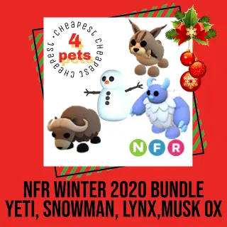 NFR Yeti, Lynx, Snowman, Musk Ox