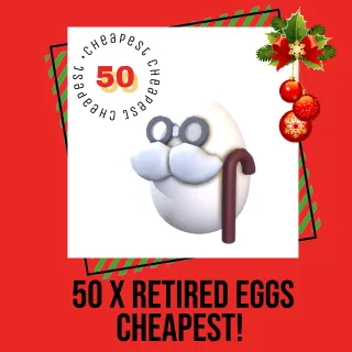50 Retired Eggs Bundle - Cheapest!