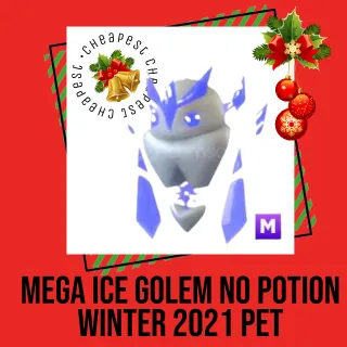 Mega Ice Golem No Potions 