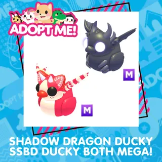 MEGA SHADOW DRAGON DUCKY AND MEGA SSBD DUCKY