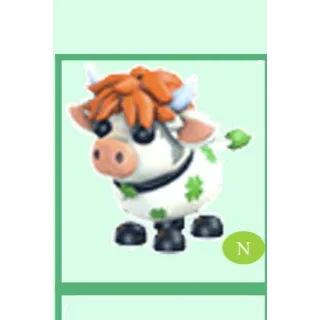 NEON clover cow