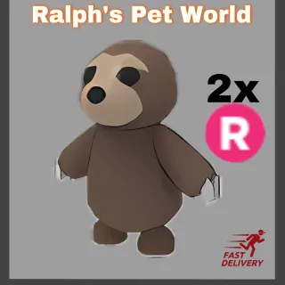 R sloth 2x