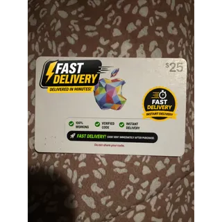 Apple Gift Card $25 USD (US) – Instant Fast Delivery ⚡ iTunes & App Store