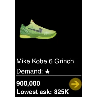 SRS Mike Kobe 6 Grinch