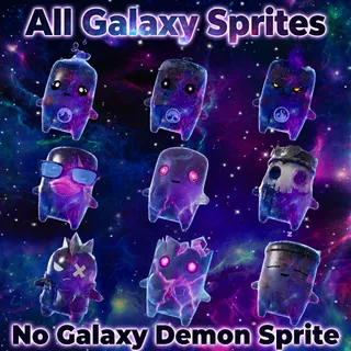 All Galaxy Sprites (No Galaxy Demon Sprite)