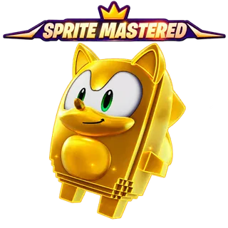 Mastered Gold Sonic Sprite (LVL 5)