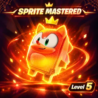 Mastered Trick Or Treat Sonic Sprite (LVL 5)