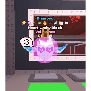 (Diamond) Heart Lucky Block 9 Mutations