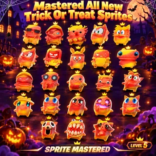 Mastered All New Trick Or Treat Sprites (LVL 5)