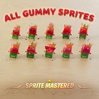 All Gummy Sprites Max Lvl Mastered