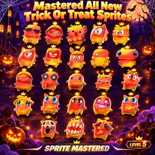 Mastered All New Trick Or Treat Sprites (LVL 5)