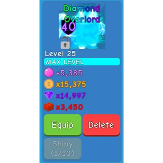 Clean Diamond Overlord - OG Bubble Gum Simulator