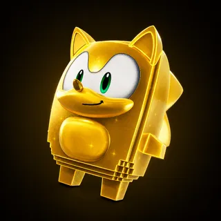 Gold Sonic Sprite