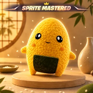 Mastered Gold Onigirl Sprite (LVL 5)