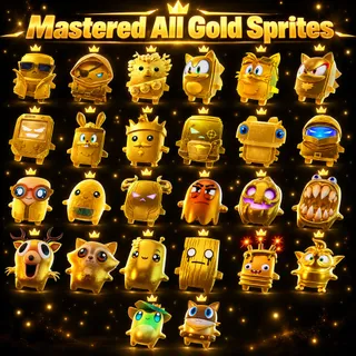 Mastered All Gold Sprites (LVL 5)