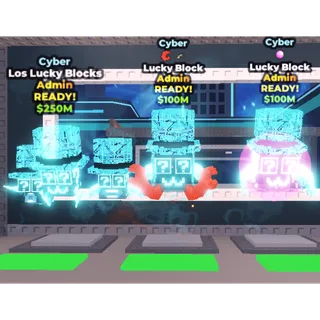 3 Cyber Lucky Blocks
