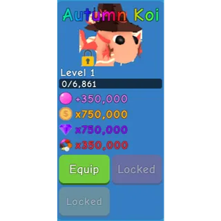 (UT) Autumn Koi - Bubble Gum Simulator
