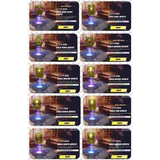 All Gold Sprites
