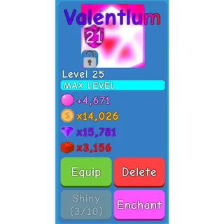 Clean Valentium (Enchant 21) - OG Bubble Gum Simulator