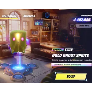 Gold Ghost Sprite